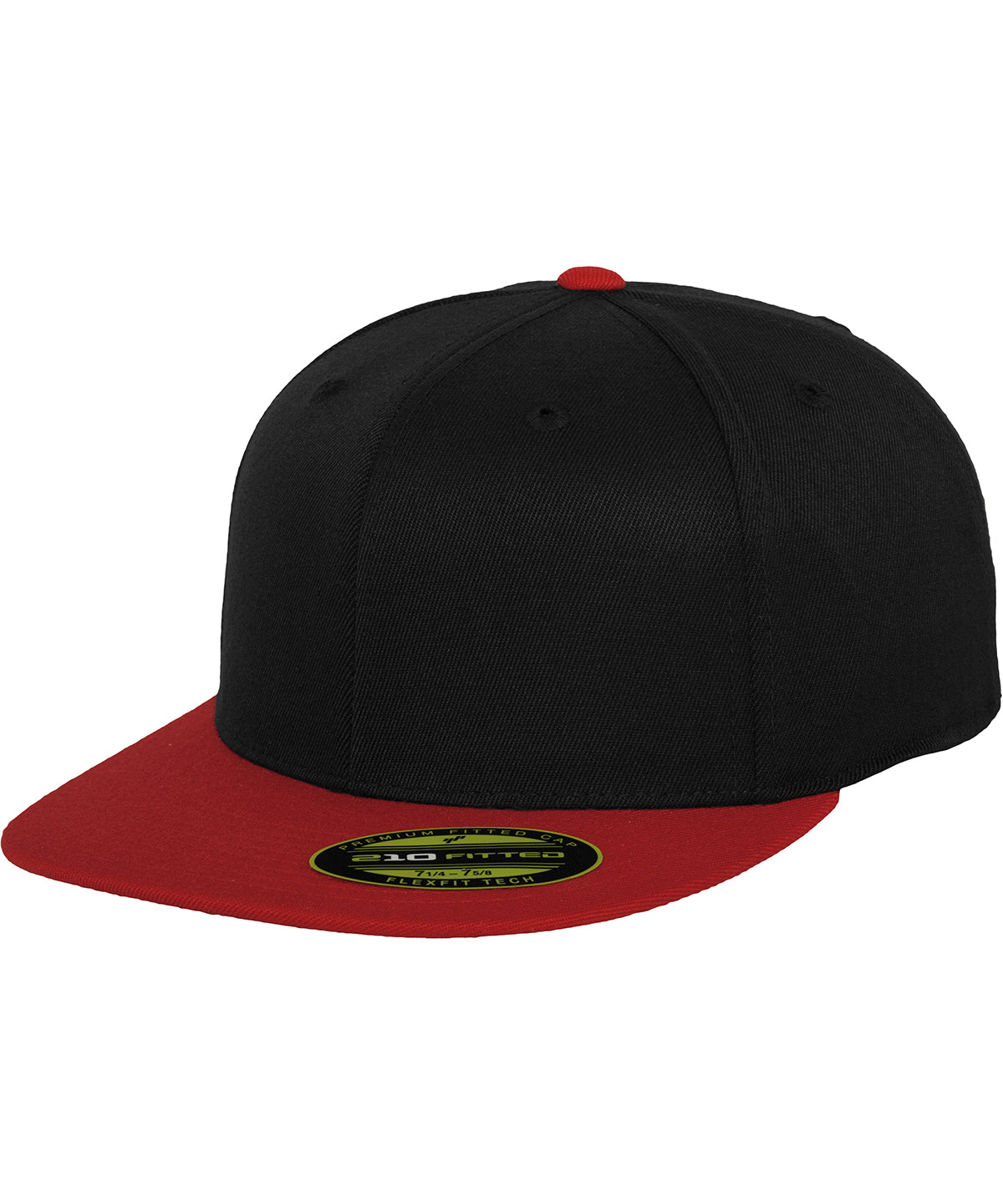 Premium 210 fitted 2-tone (6210T) | Black/Red