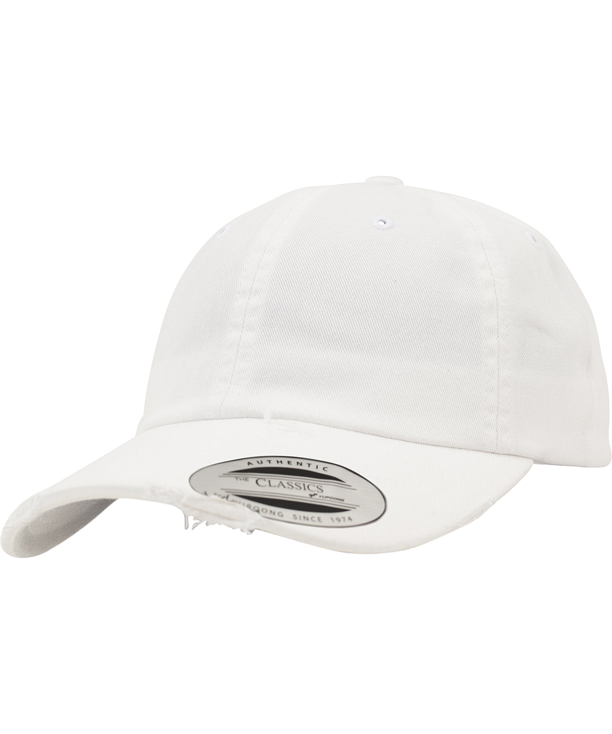 Low-profile destroyed cap (6245DC) | white