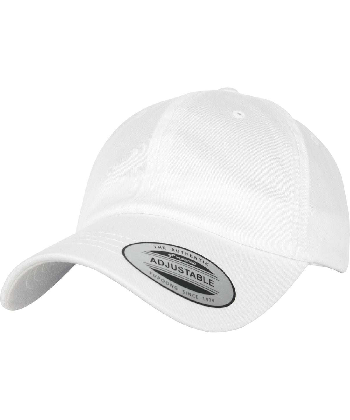 Low-profile organic cotton cap (6245OC) | white
