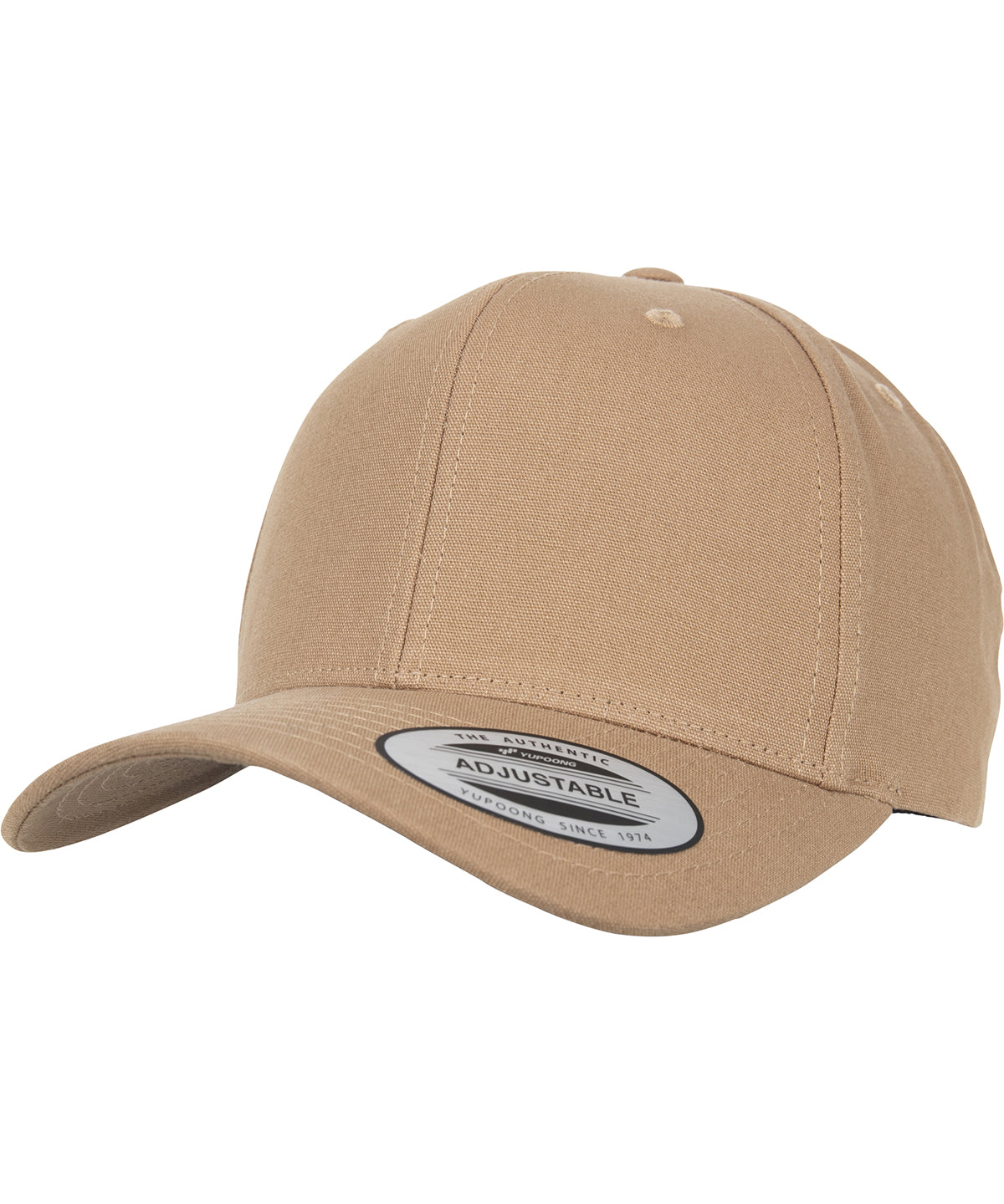 6-panel curved metal snap (7708MS) | Croissant