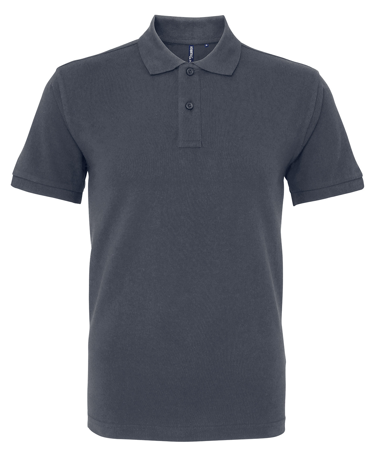 Mens organic polo | graphite