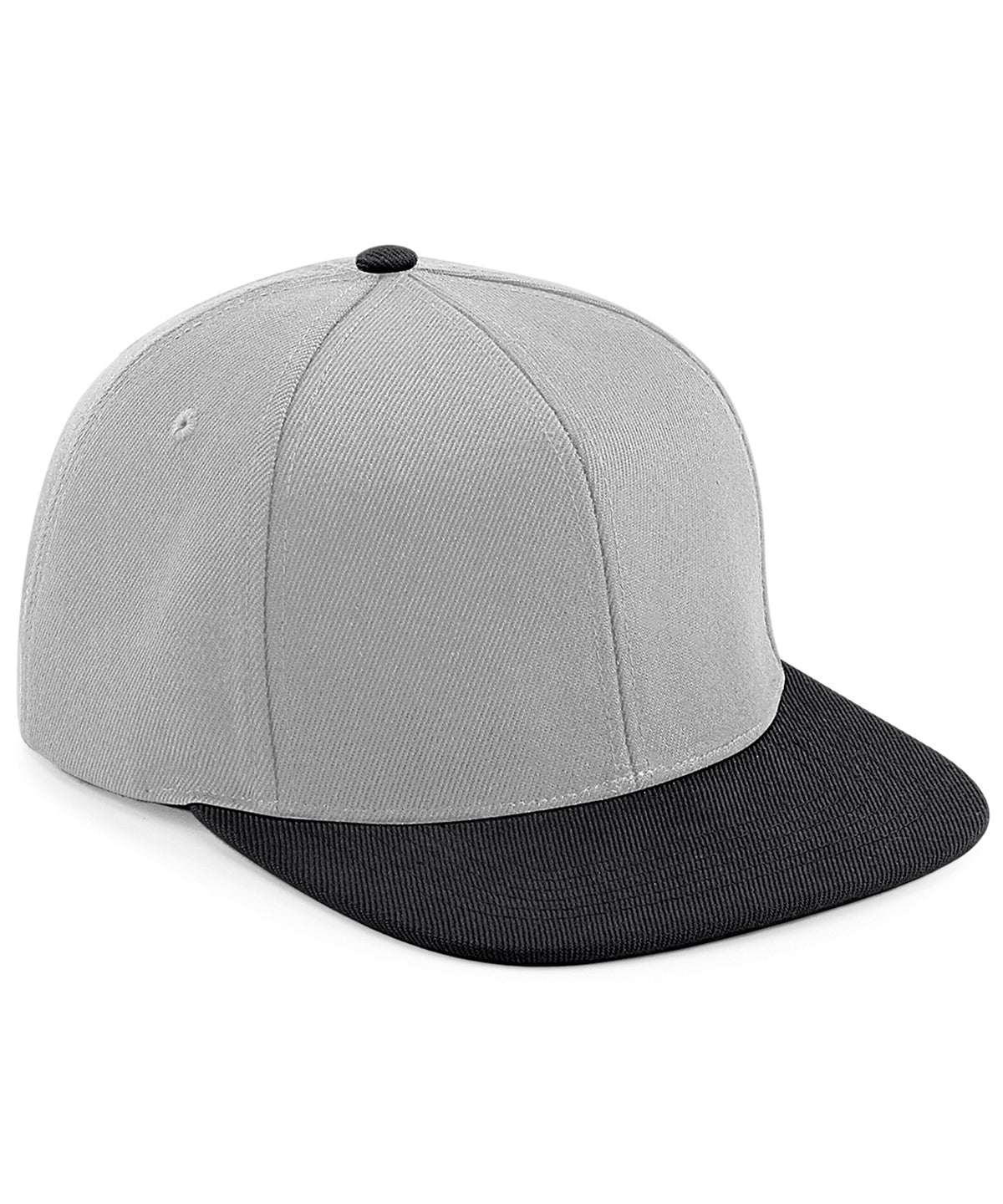 Original flat peak 6-panel snapback | Grey/Black