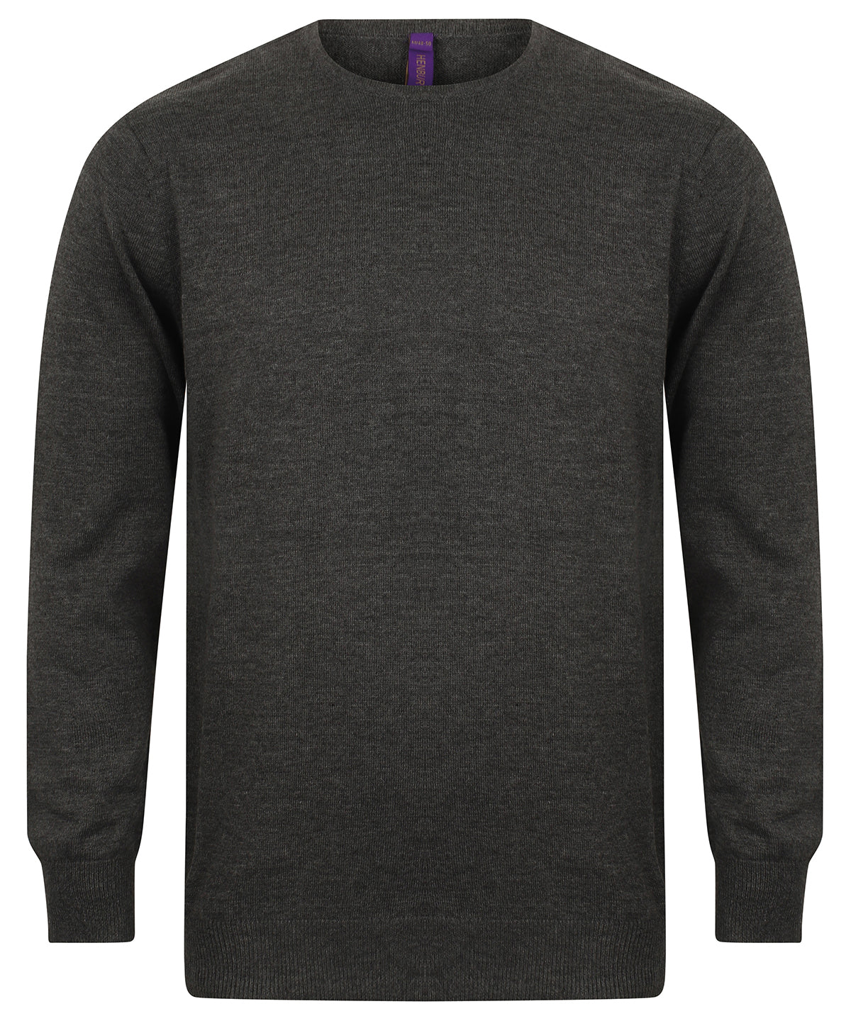 Crew neck jumper | Grey Marl