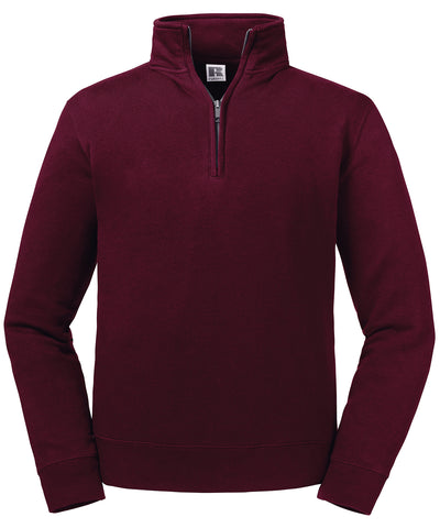 Authentic  zip sweatshirt | burgundy