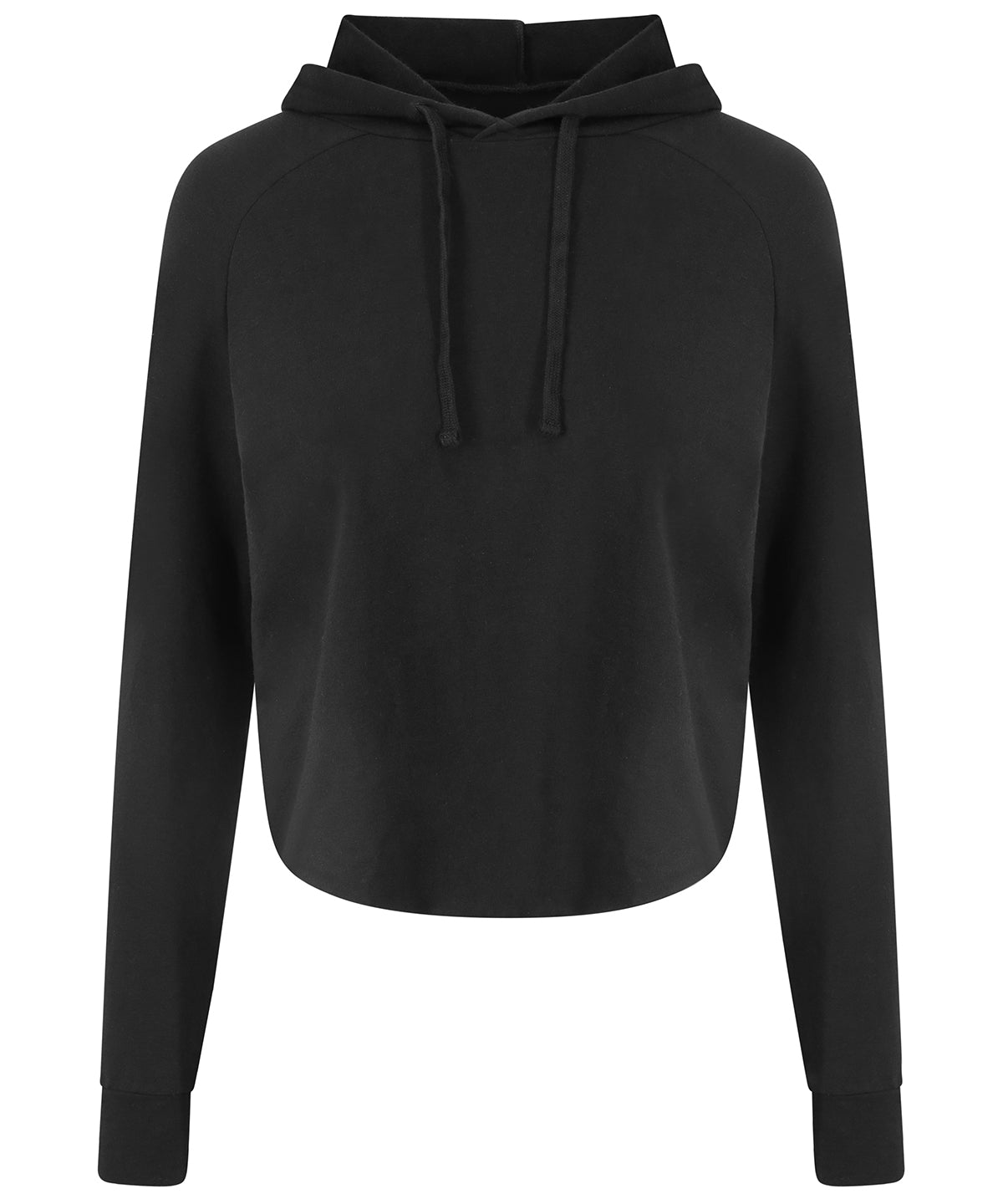 Women's cross back hoodie | Jet Black