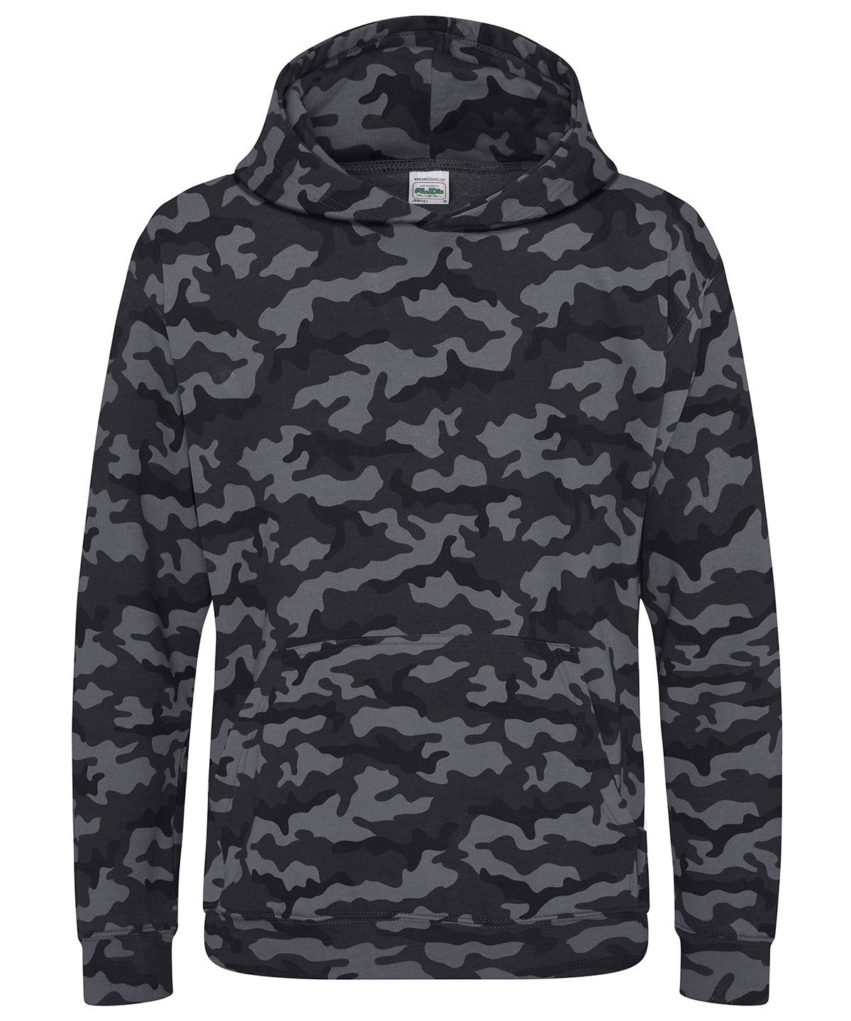 Kids camo hoodie | Black Camo