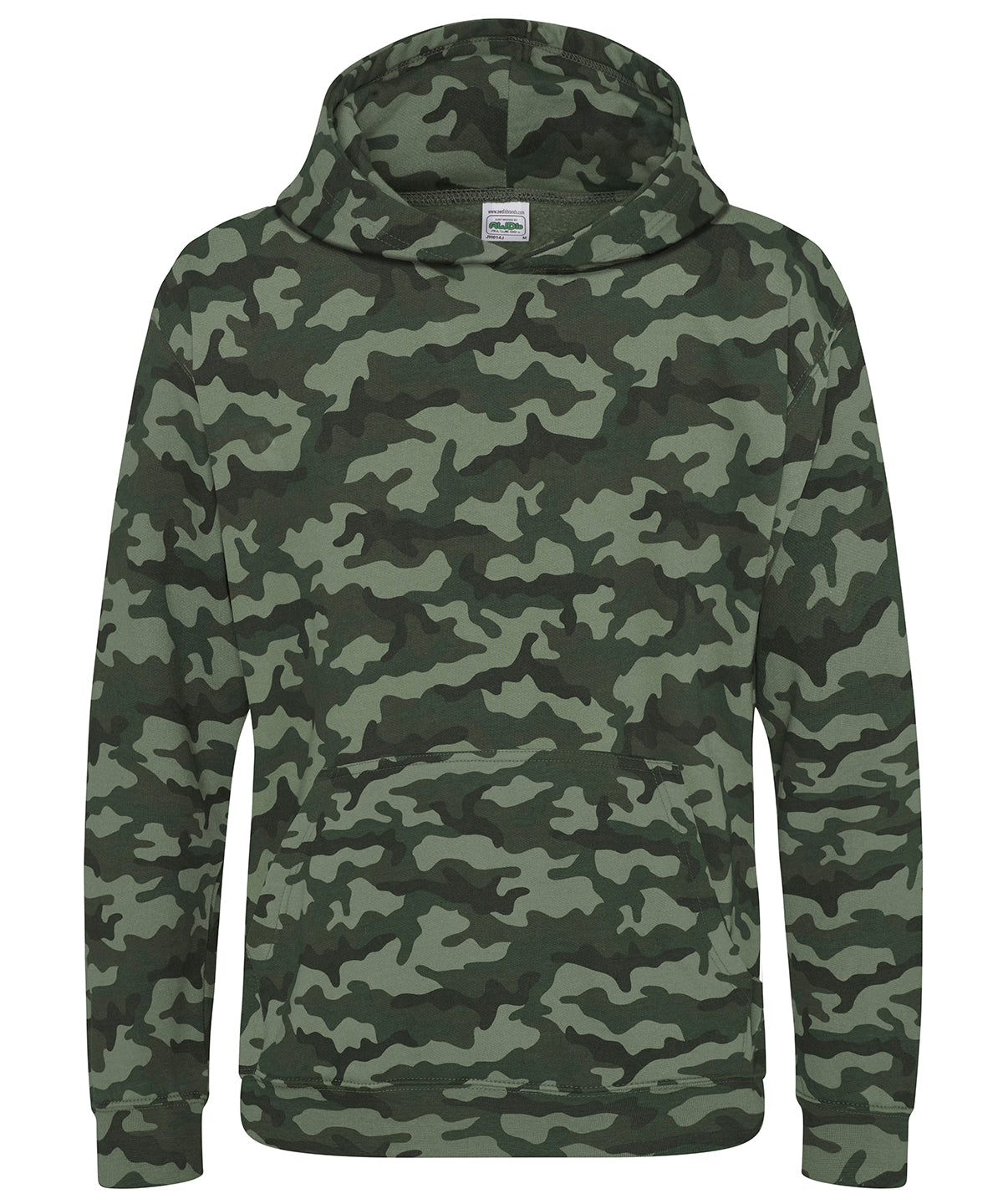 Kids camo hoodie | green camo