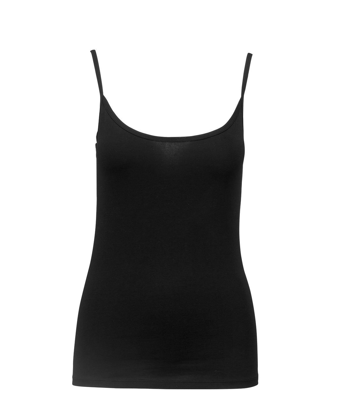 Ladies strappy tank top | black