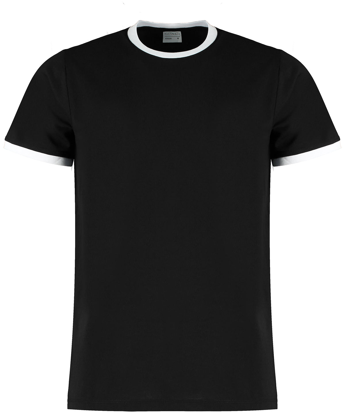 Fashion fit ringer tee | black/white