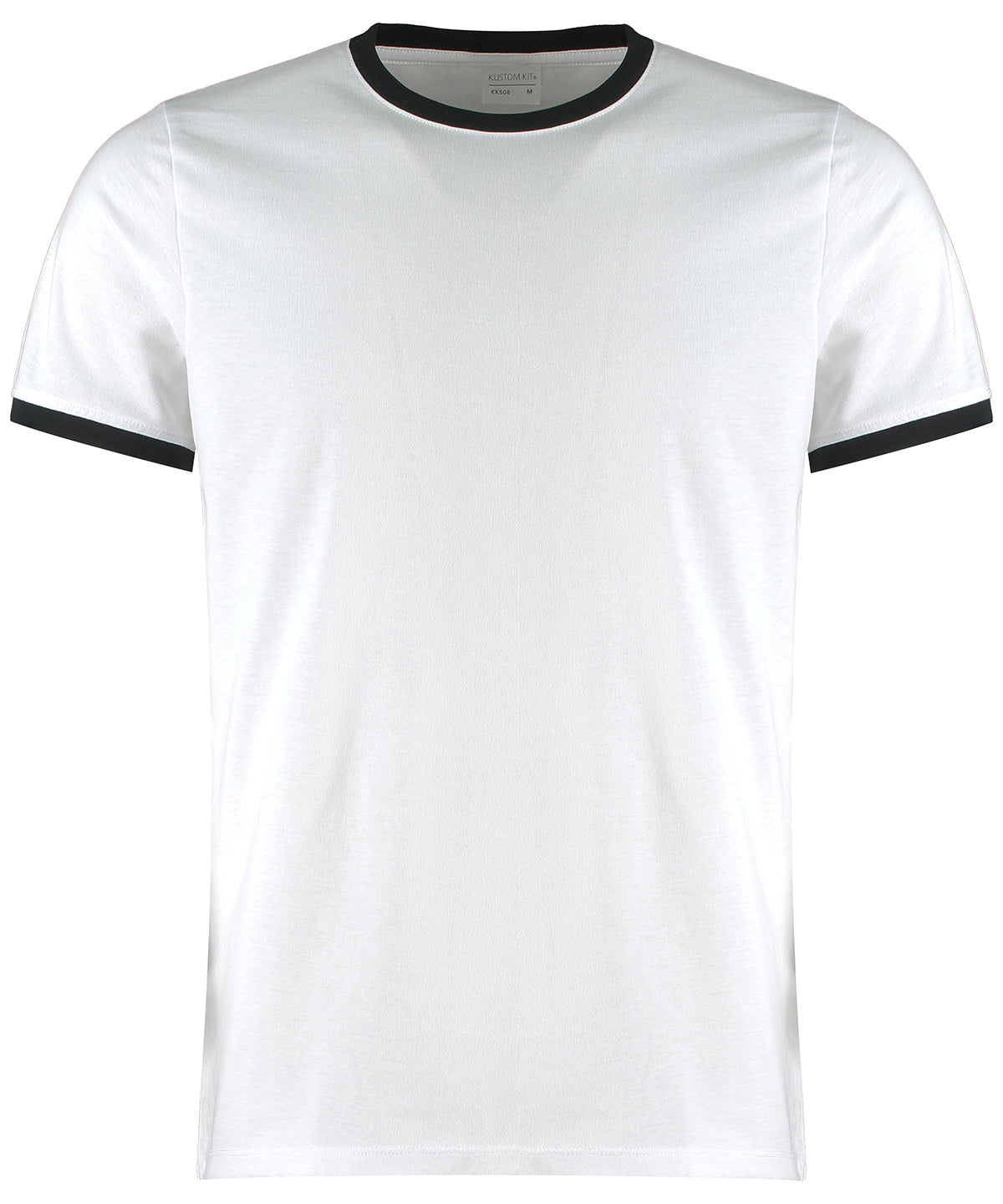 Fashion fit ringer tee | white/black