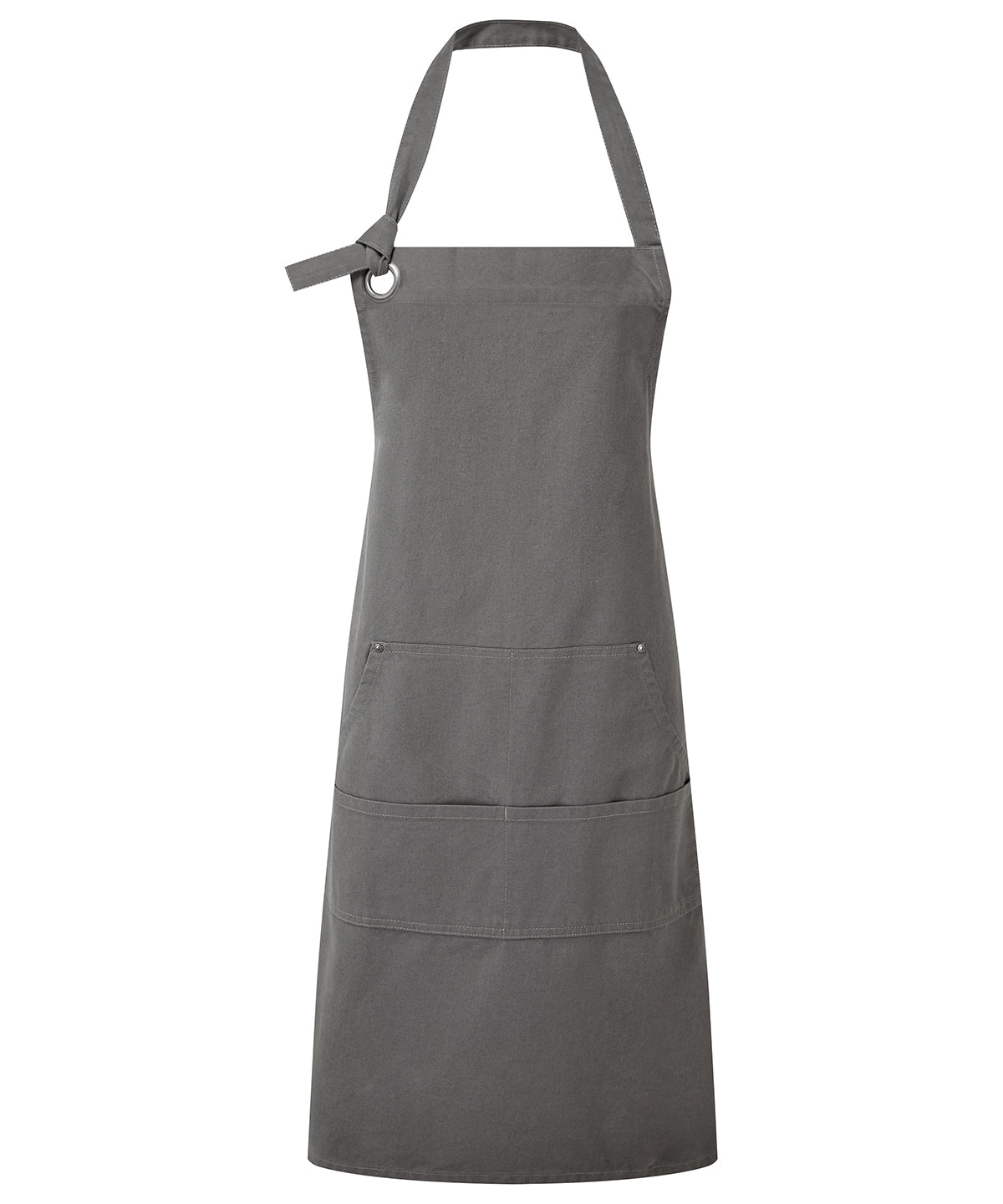 Calibre heavy cotton canvas pocket apron | dark grey