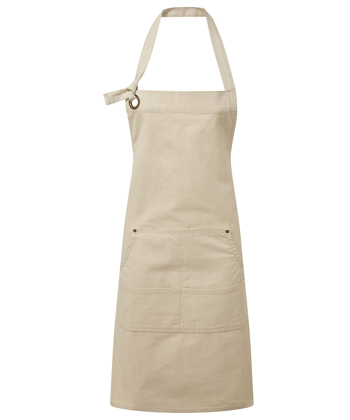 Calibre heavy cotton canvas pocket apron | natural