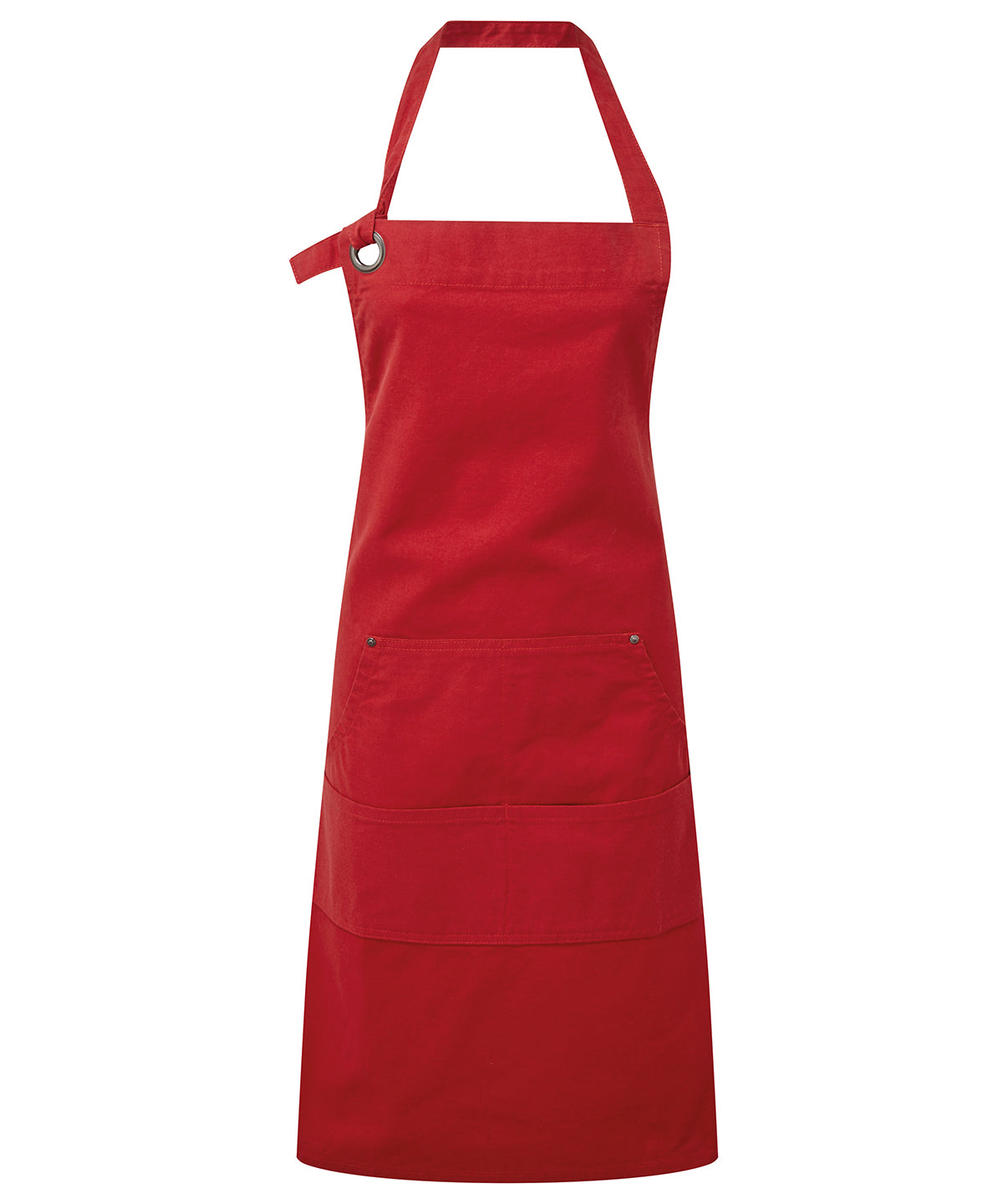 Calibre heavy cotton canvas pocket apron | red