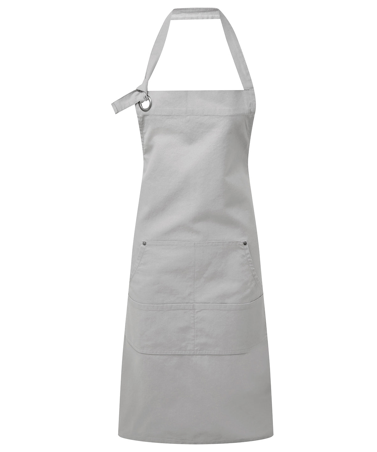 Calibre heavy cotton canvas pocket apron | silver