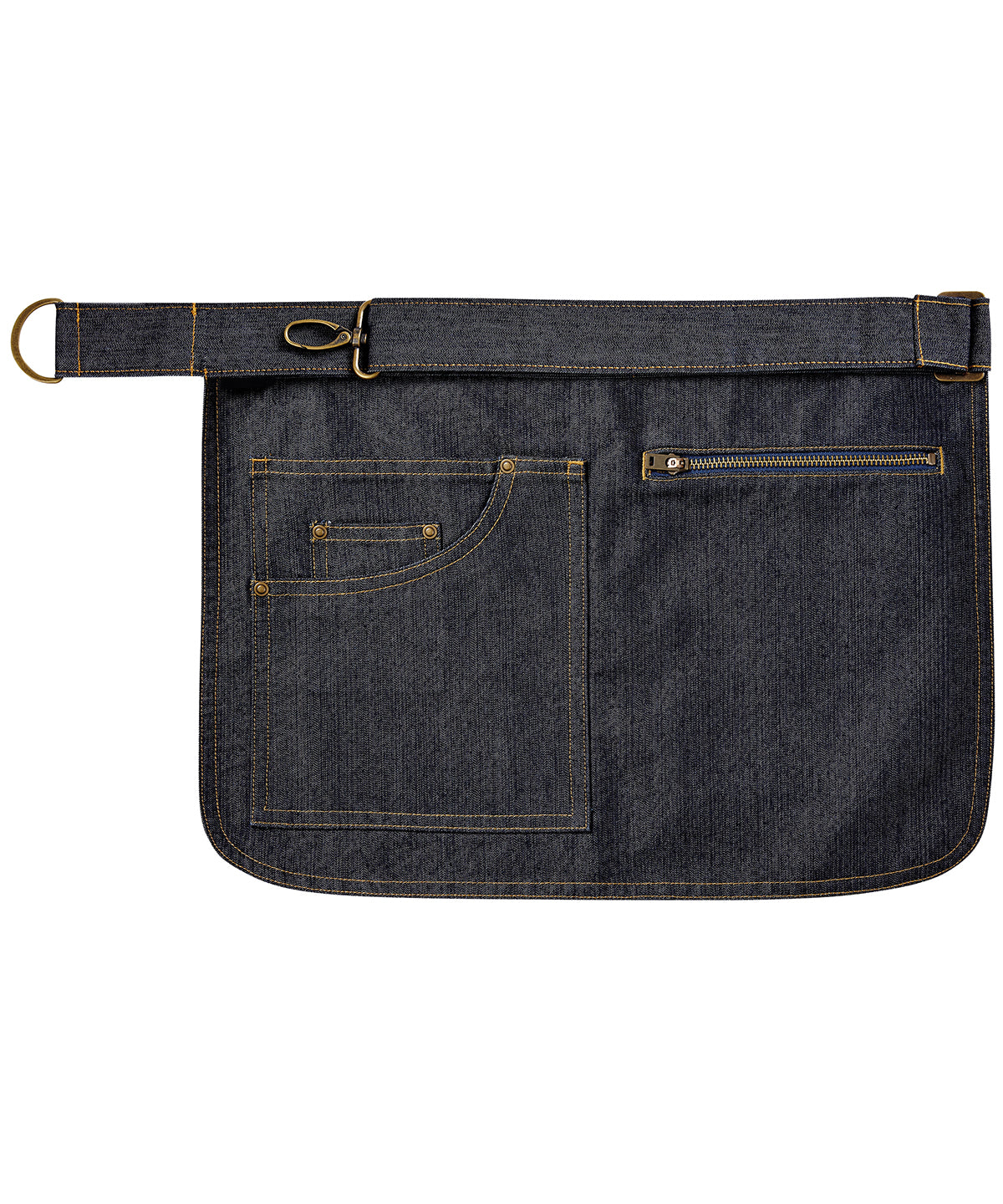 Metro utility hip apron | indigo denim