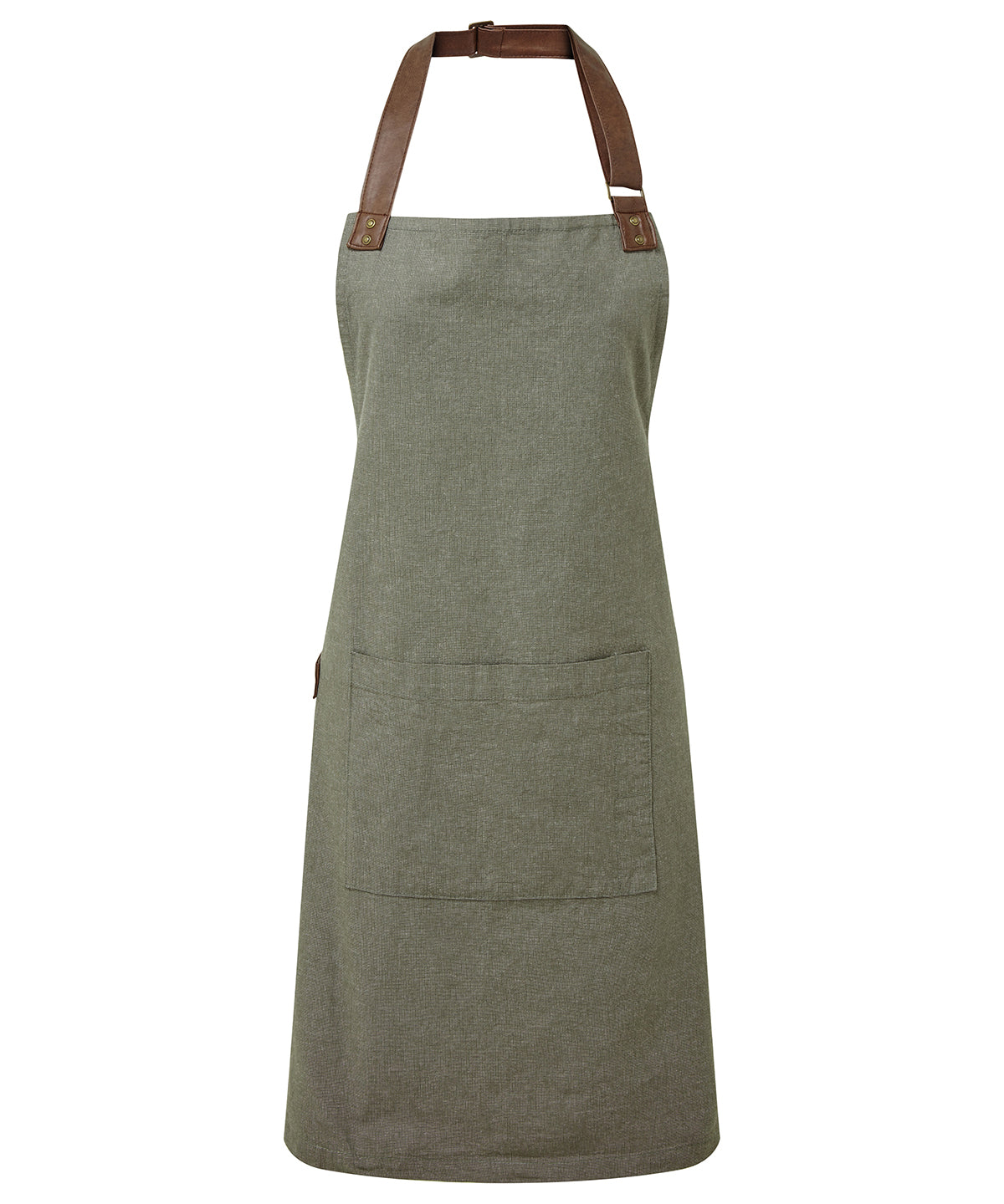 Annex Oxford bib apron | Moss