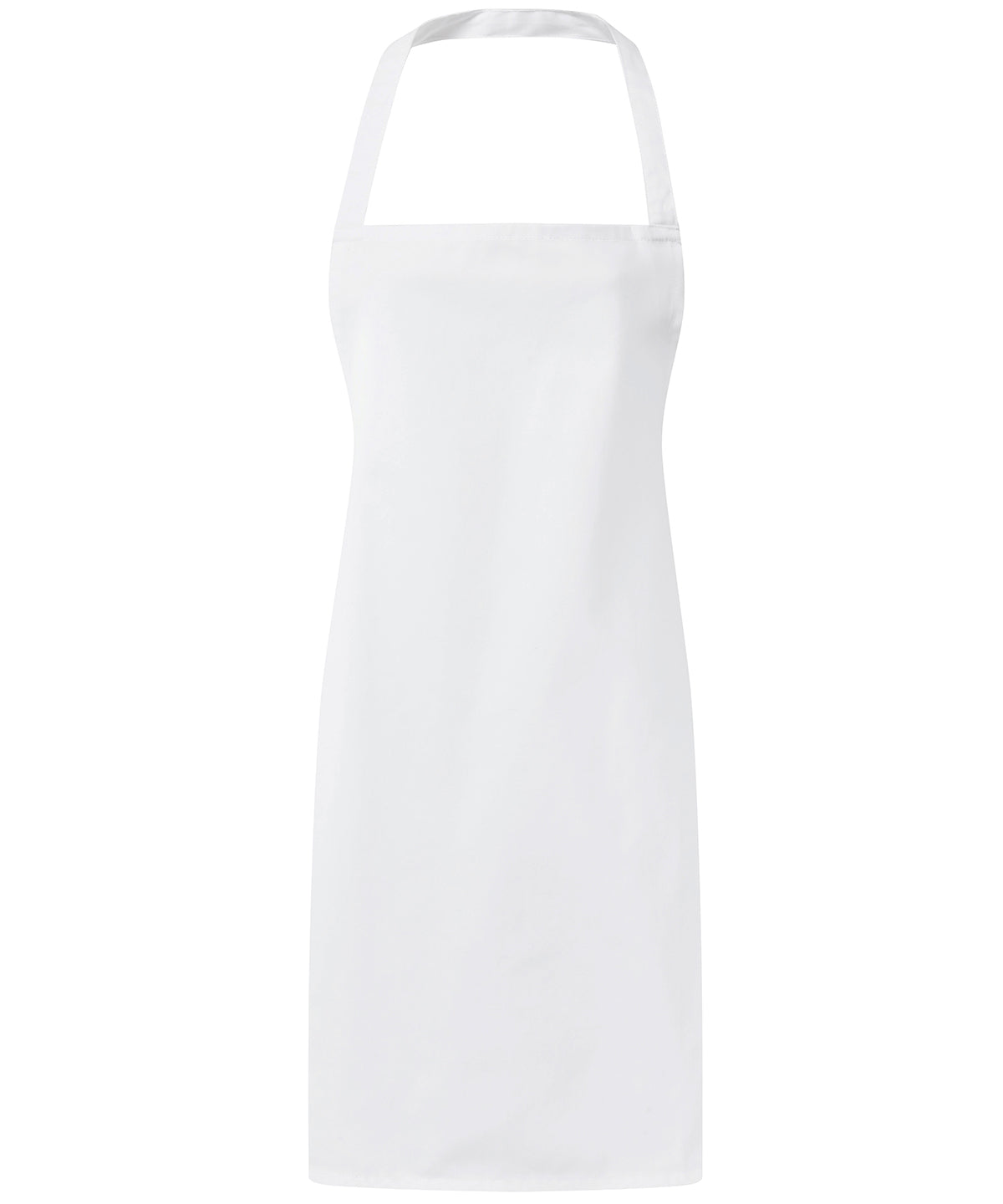 Essential bib apron | white