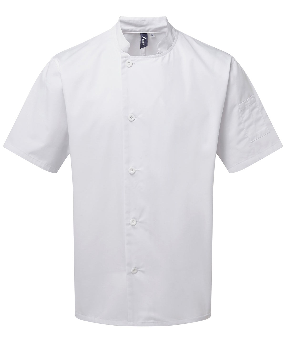 Chefs essential short sleeve jacket | white