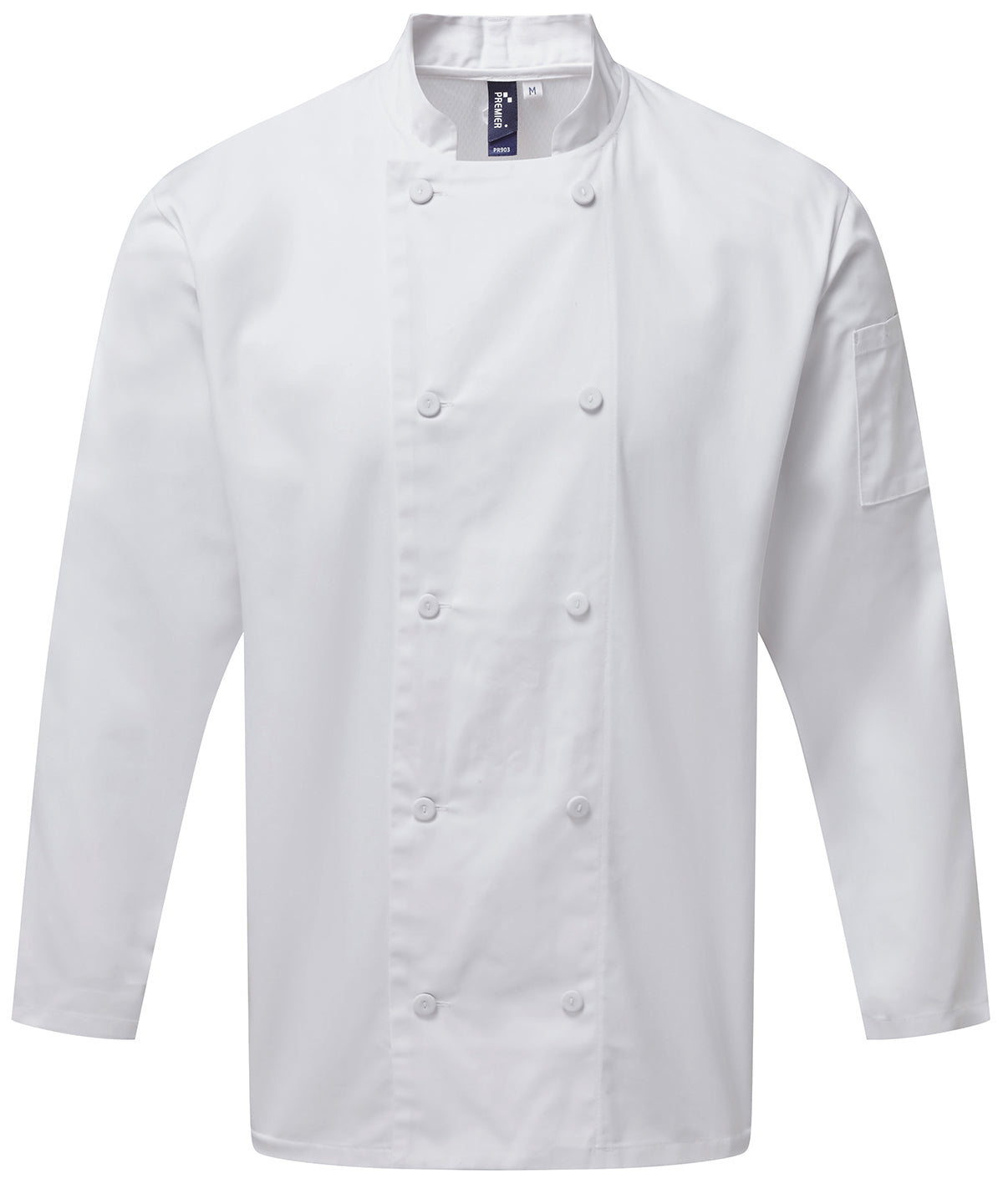 Chefs Coolchecker® long sleeve jacket | white