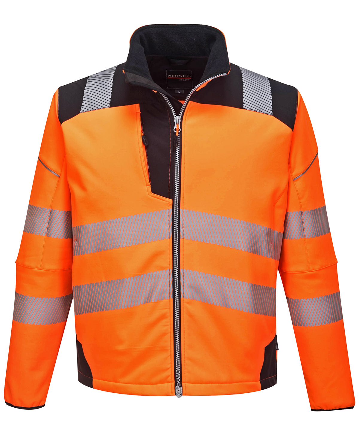 PW3 Hi-vis softshell jacket (T402) | orange/black