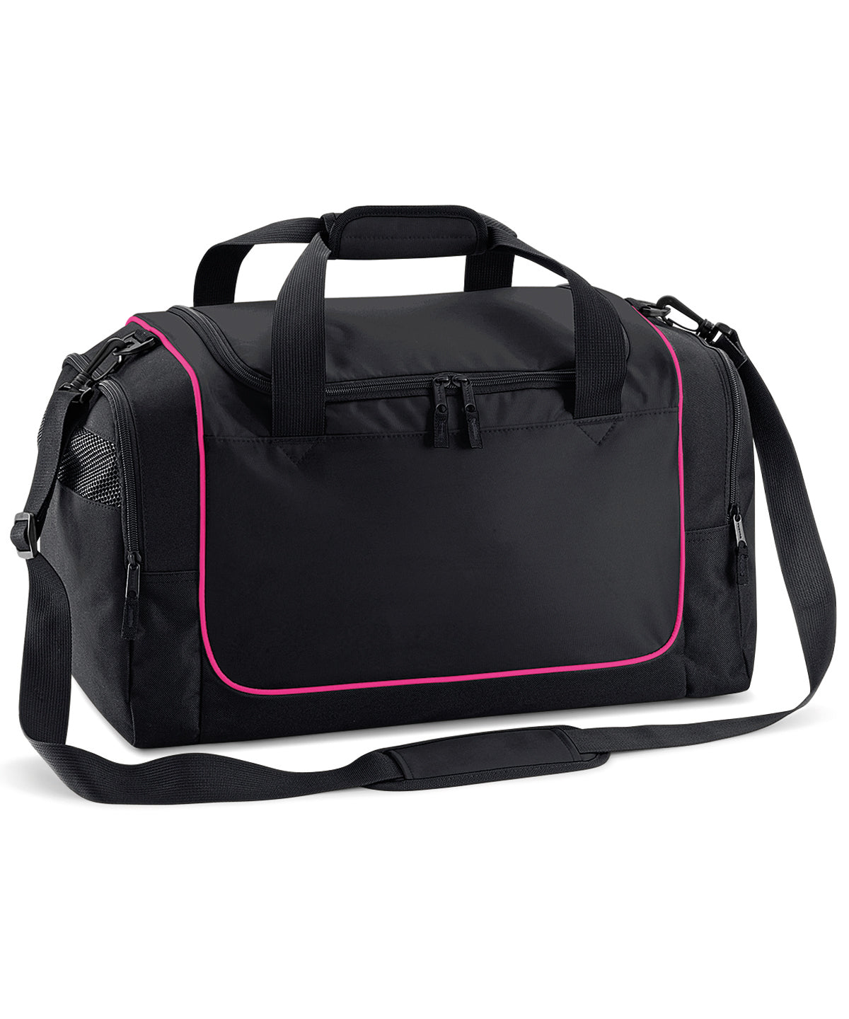 Teamwear locker bag | black/fuchsia