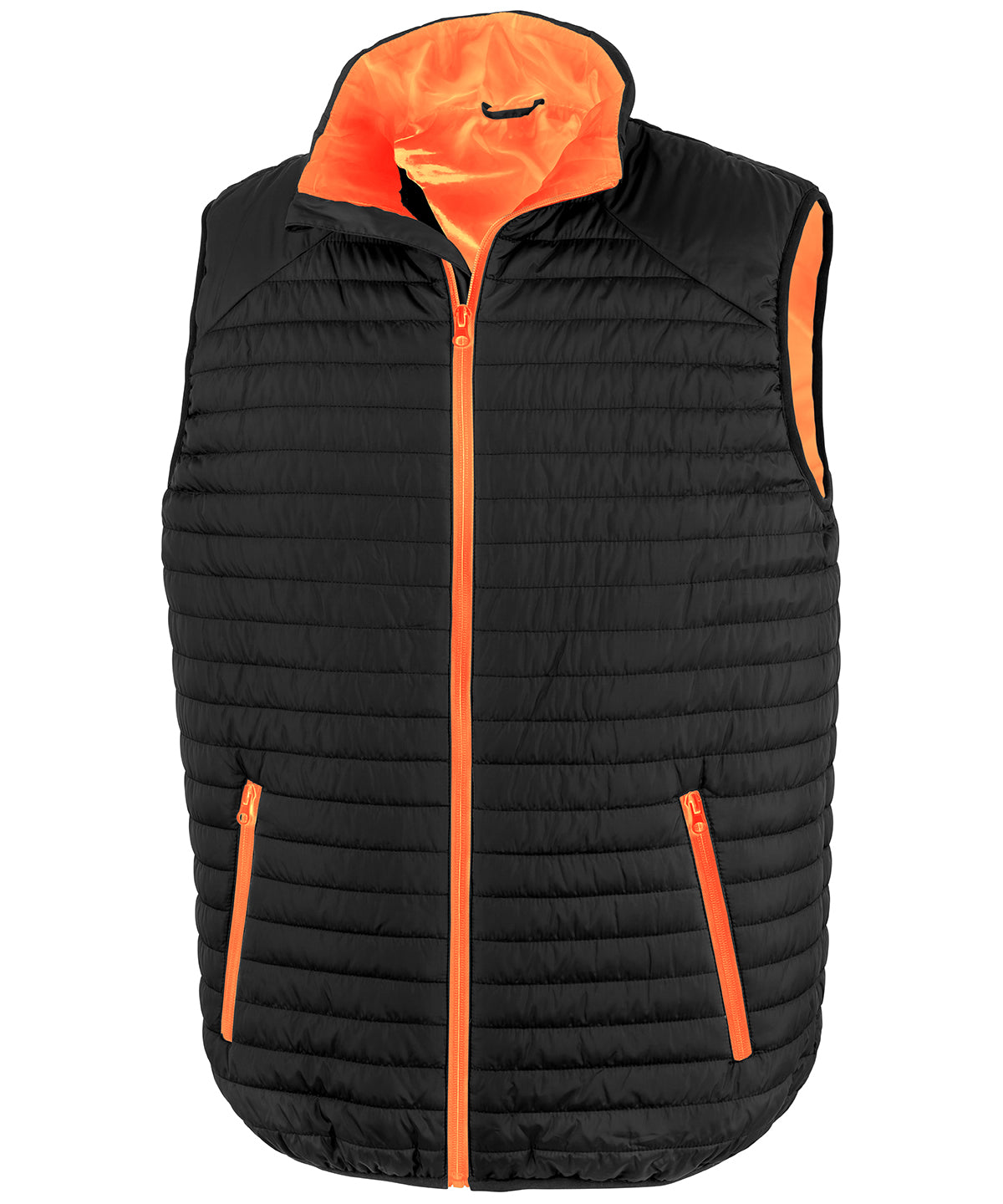 Thermoquilt gilet | black/orange