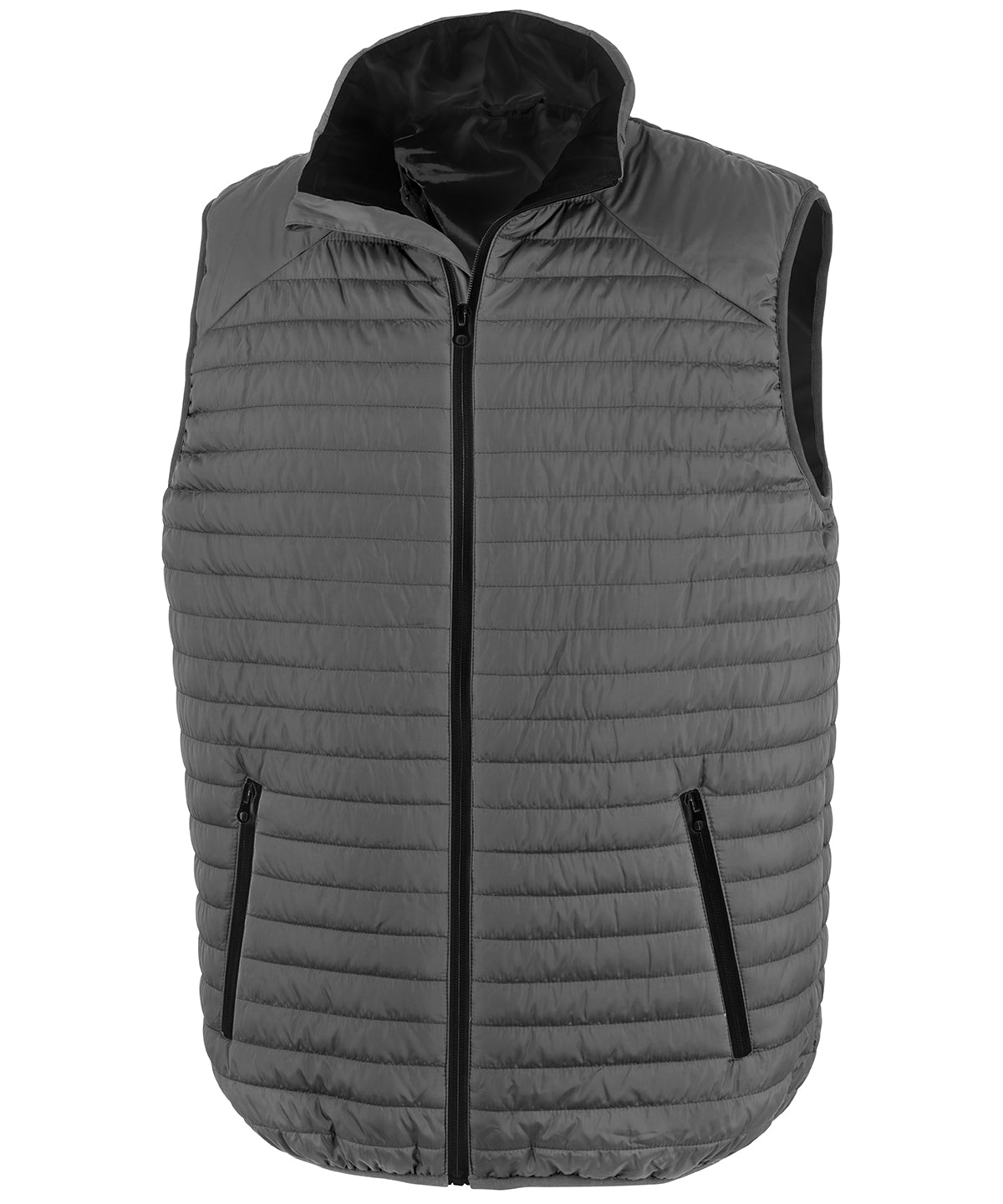 Thermoquilt gilet | grey/black