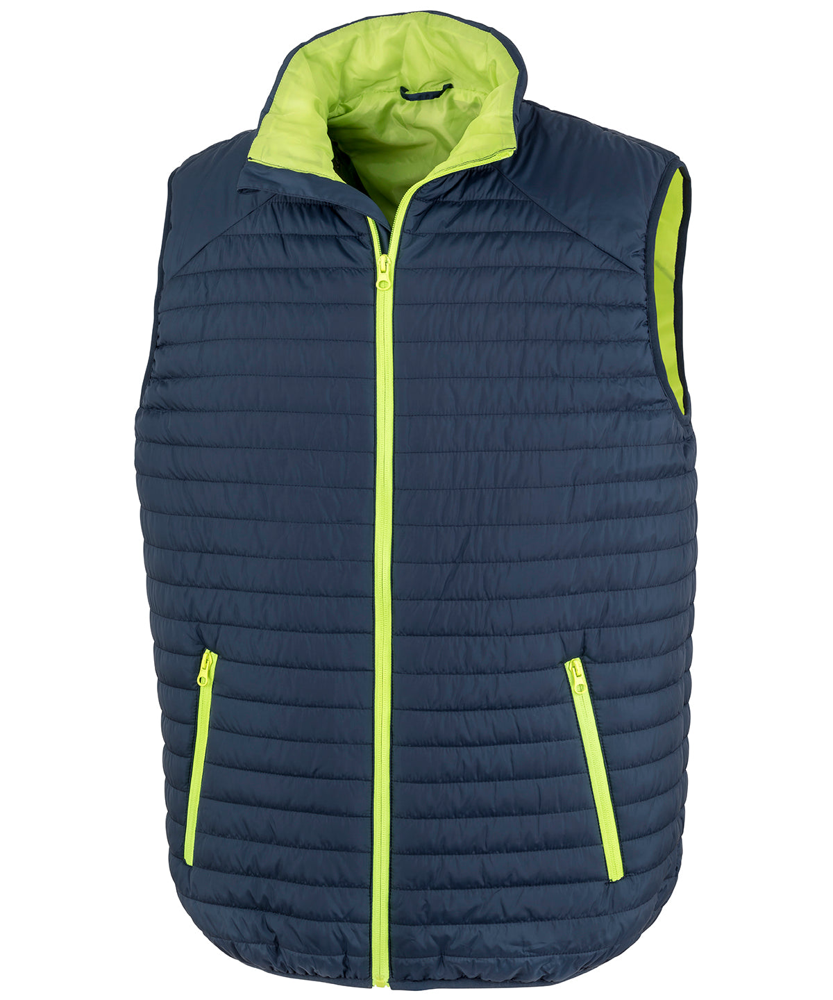 Thermoquilt gilet | navy/lime