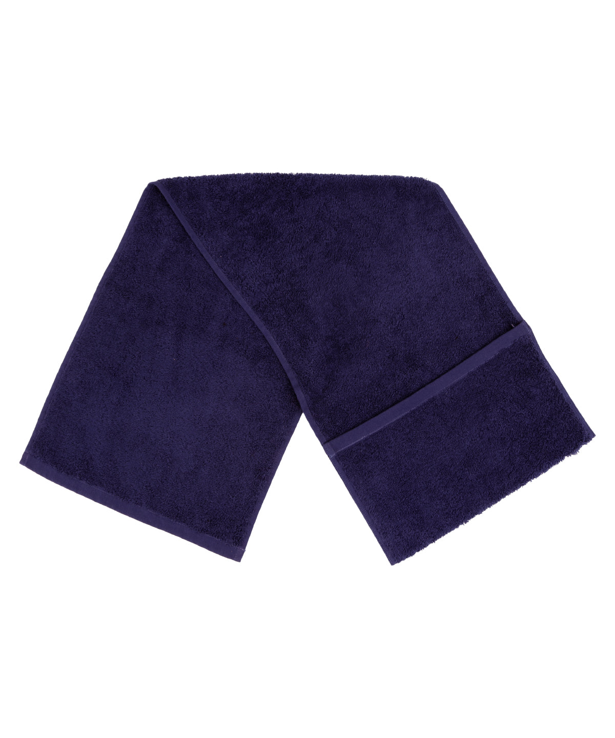 Luxury range pocket gym towel | navy