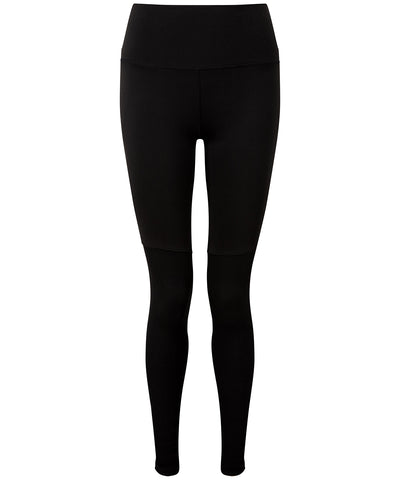 Womens TriDri® yoga leggings | black/black