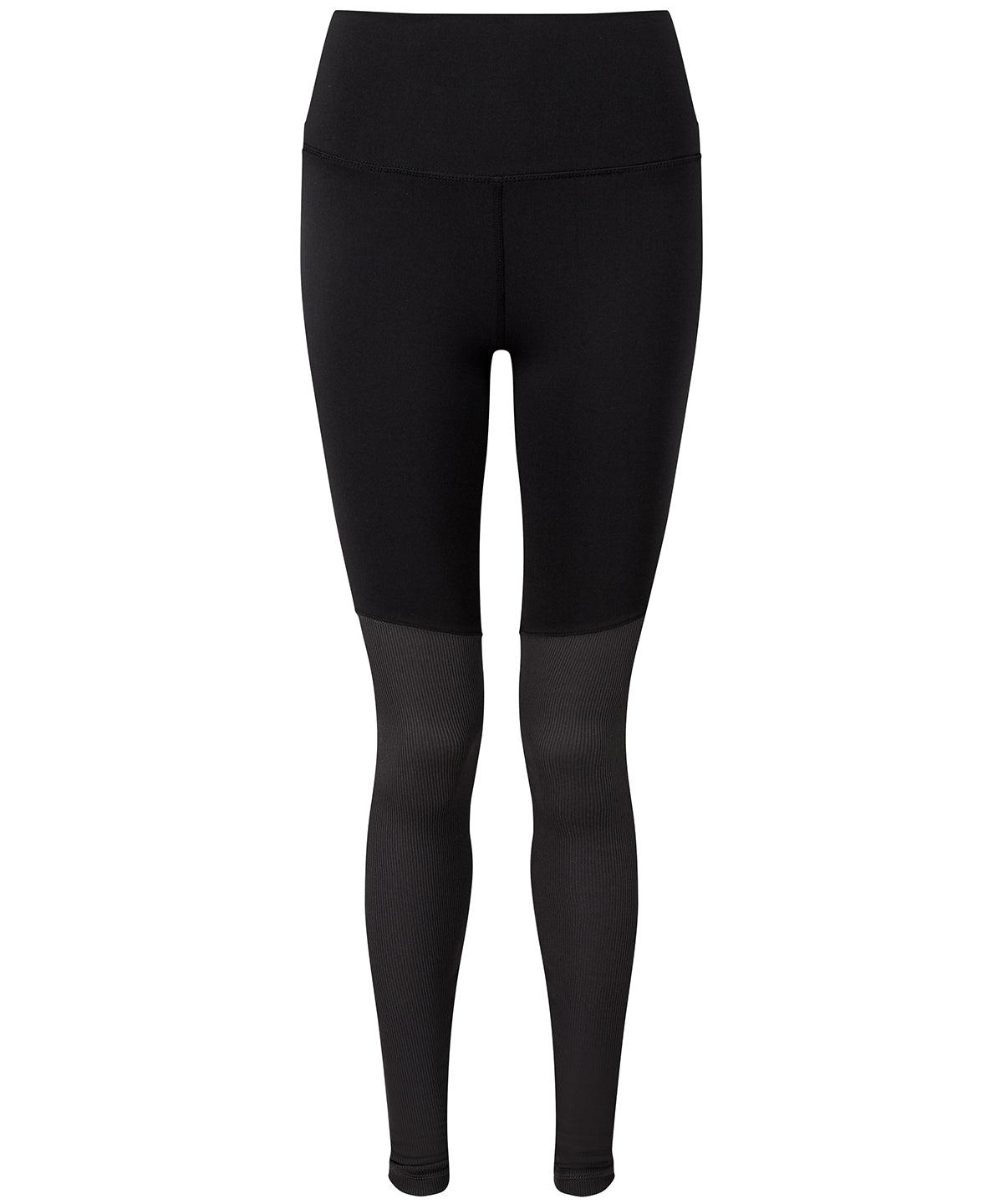 Womens TriDri® yoga leggings | black/charcoal