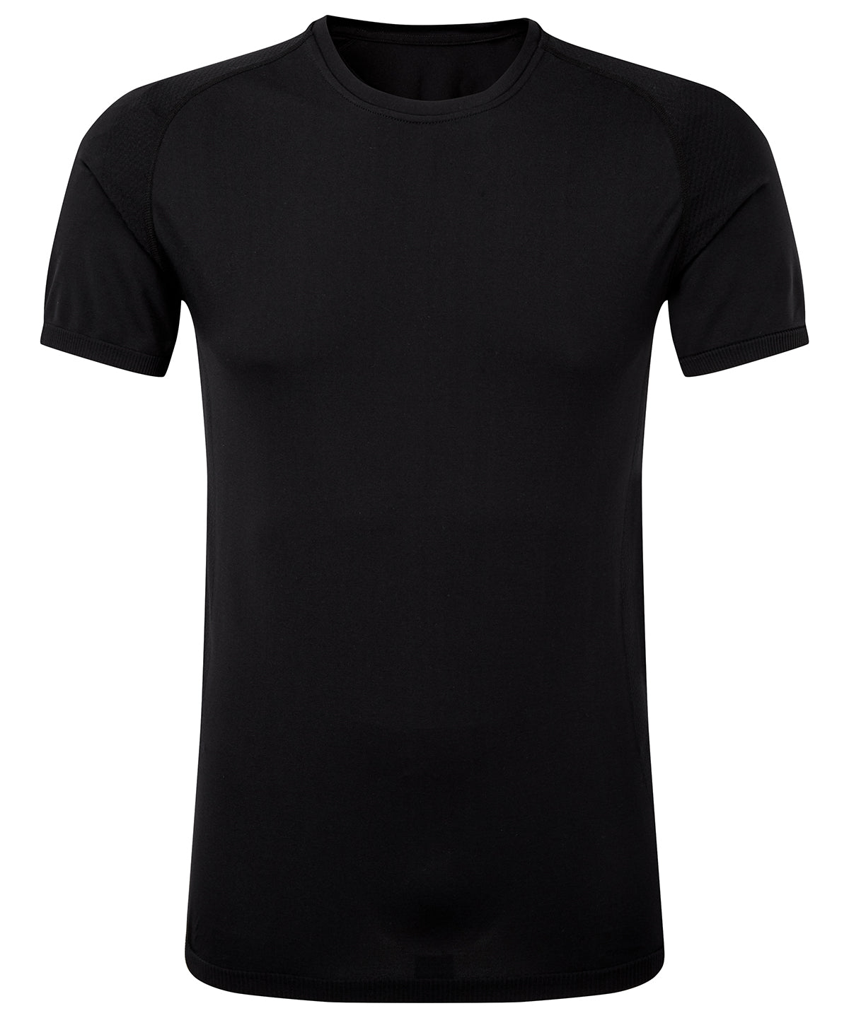 TriDri® Seamless 3D fit multi-sport performance short sleeve top | Full Black