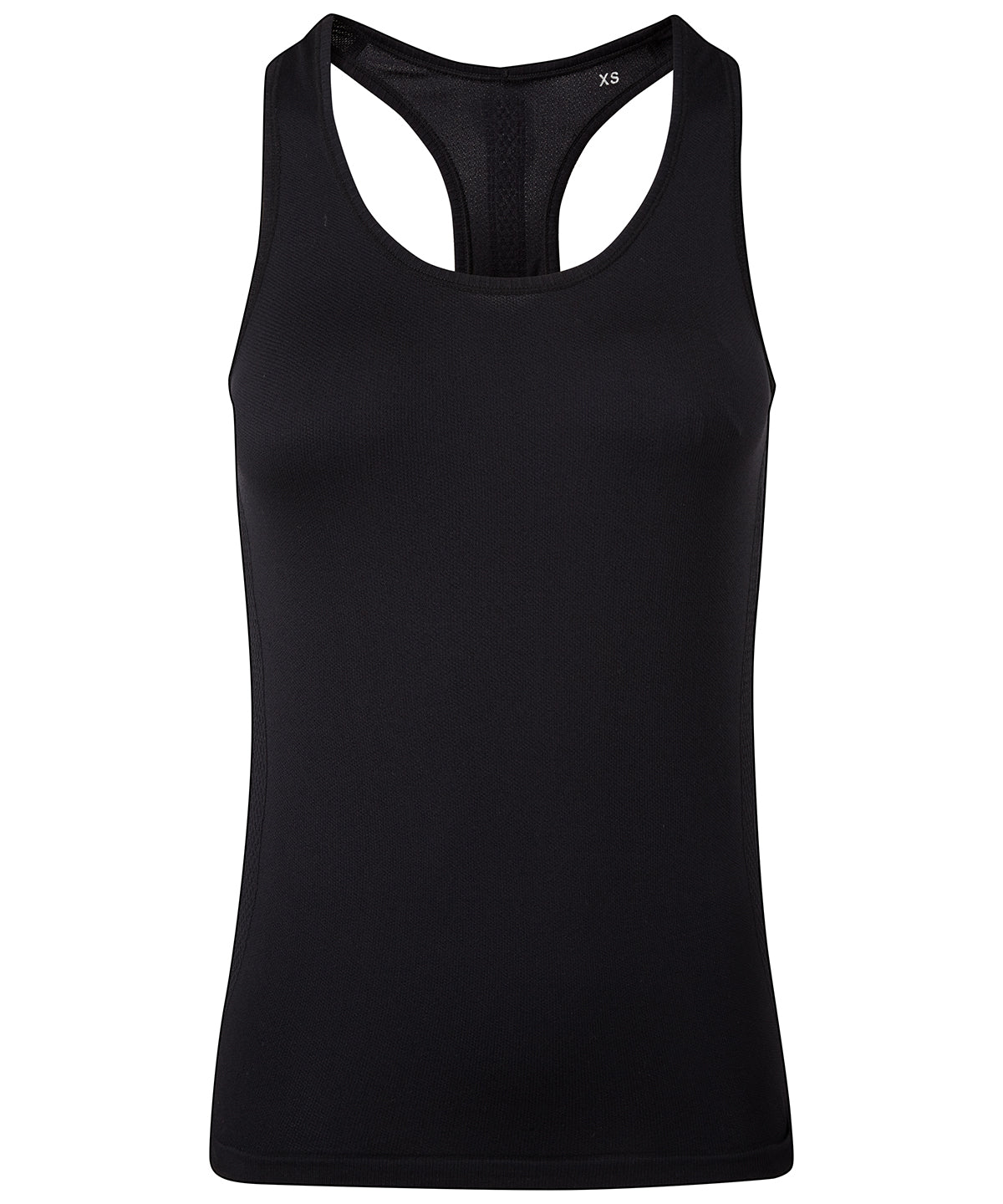 Womens TriDri® seamless 3D fit multi-sport sculpt vest | full black