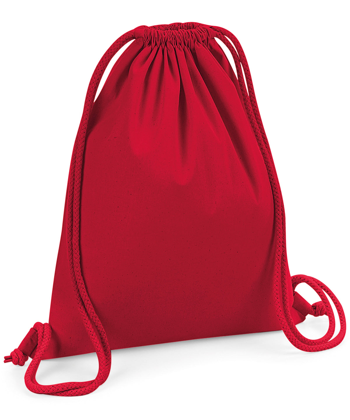 Organic premium cotton gymsac | classic red