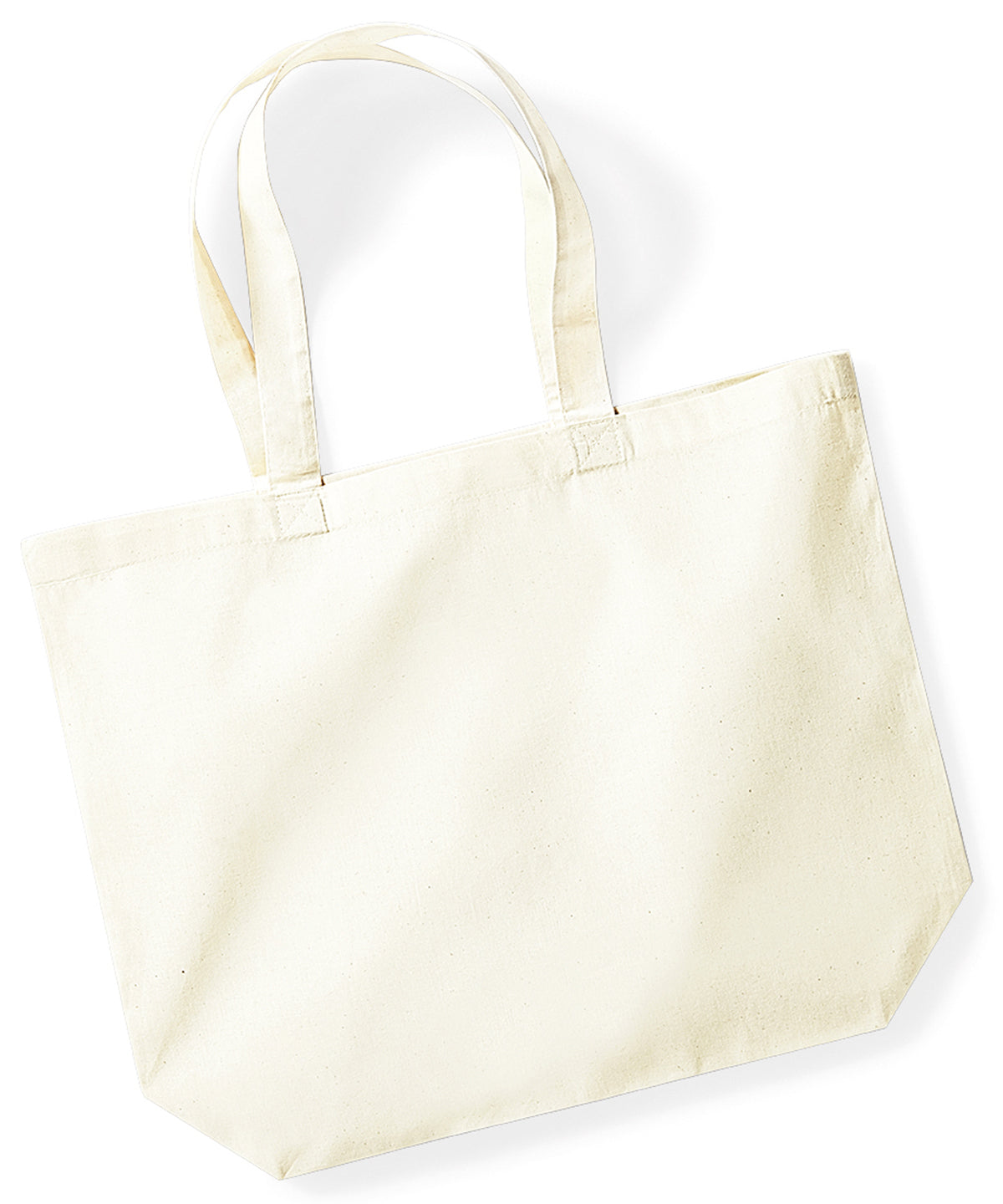 Organic premium cotton maxi tote | natural