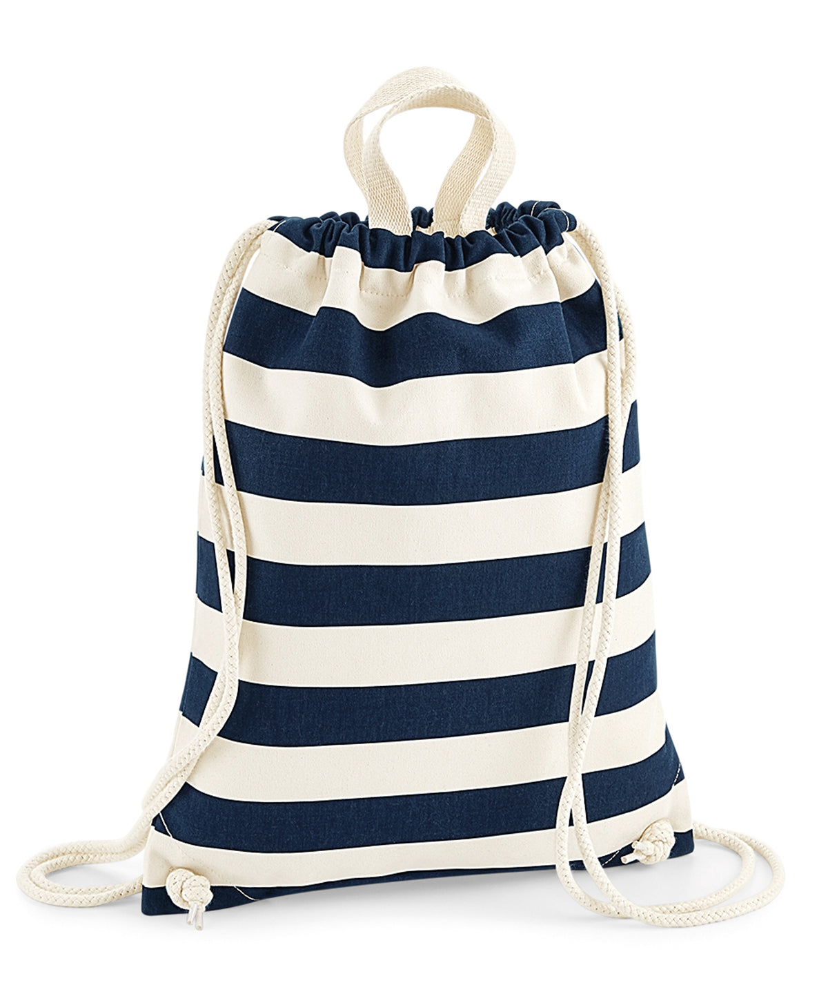 Nautical gymsac | Natural/Navy