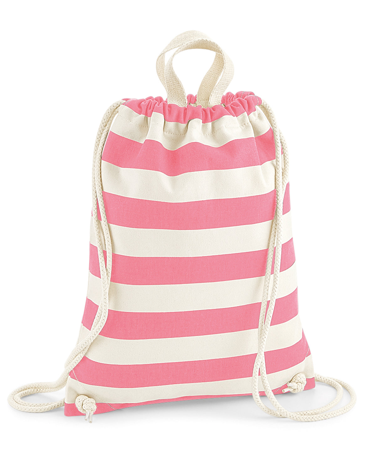 Nautical gymsac | Natural/Pink