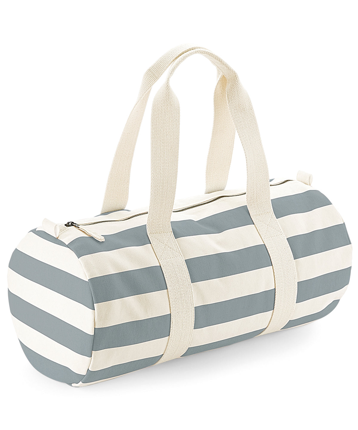 Nautical barrel bag | Natural/Grey