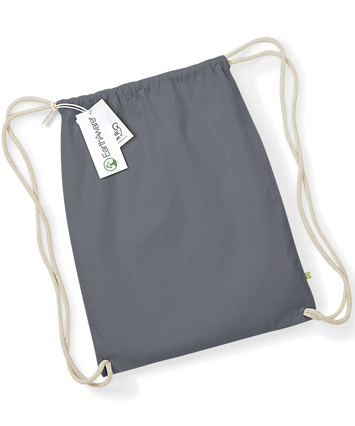 EarthAware® organic gymsac | Graphite Grey