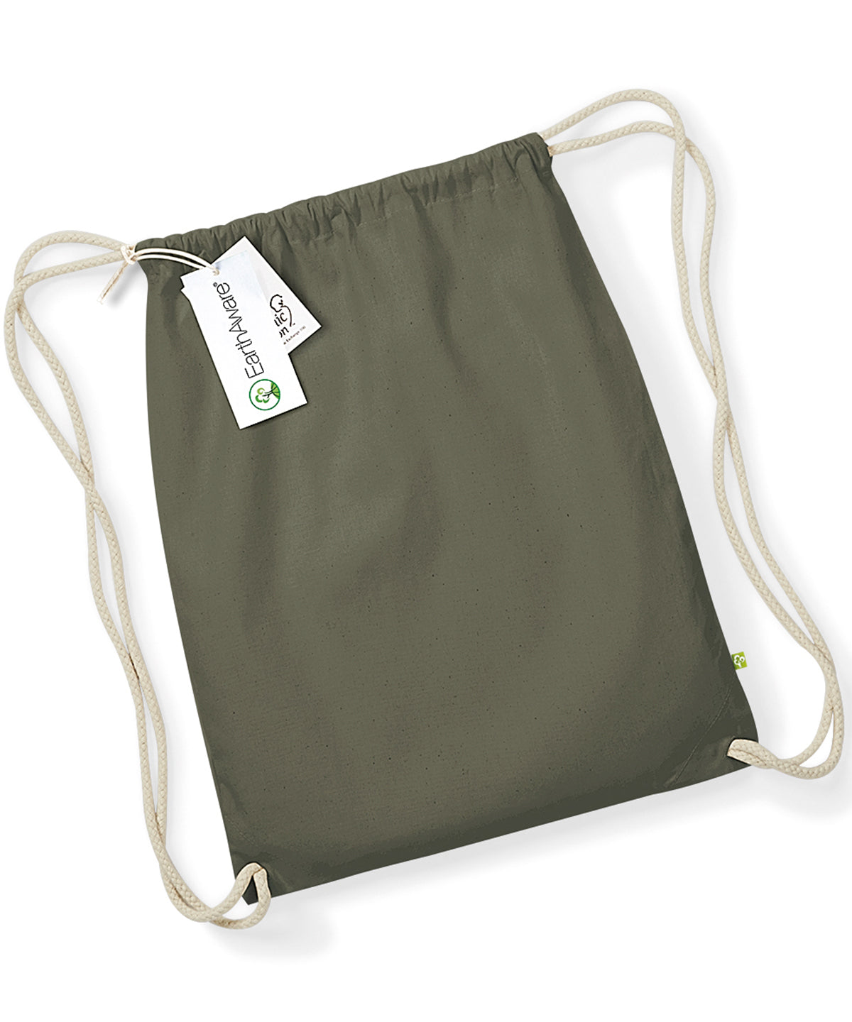 EarthAware® organic gymsac | Olive Green