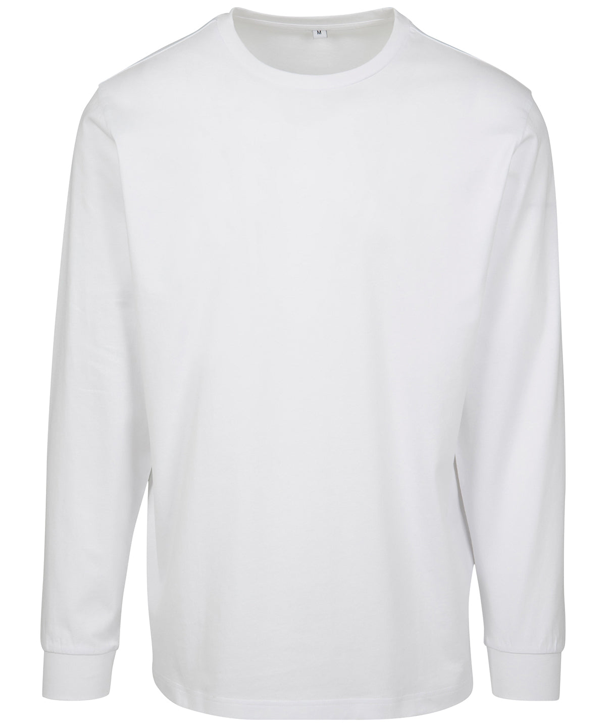Long sleeve with cuff rib | white