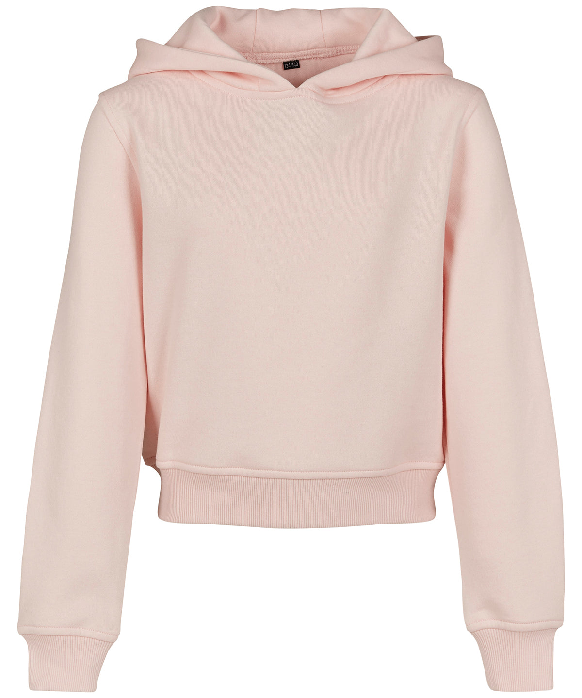 Girls cropped sweat hoodie | Pink