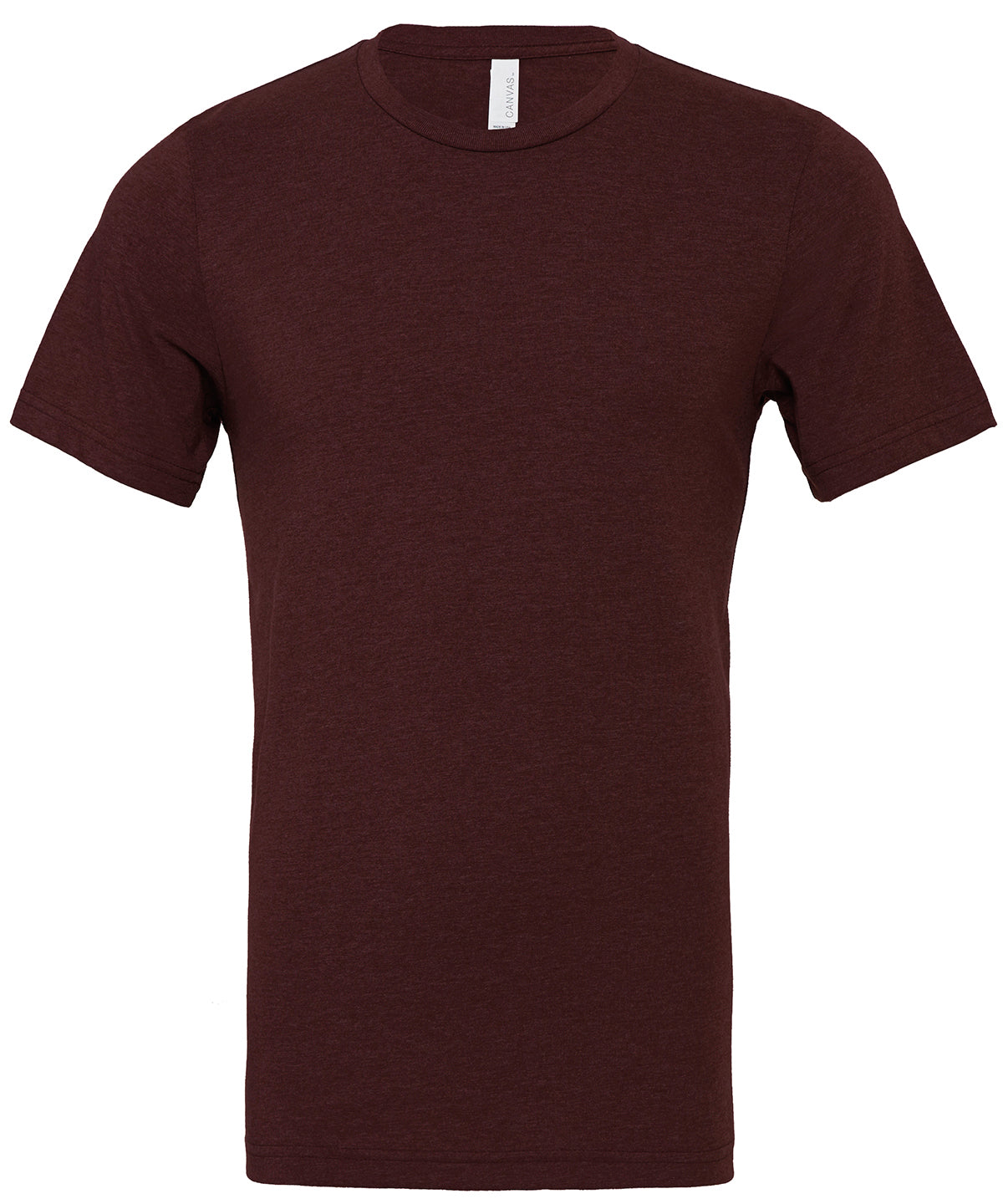 Unisex heather CVC short sleeve t-shirt | heather cardinal