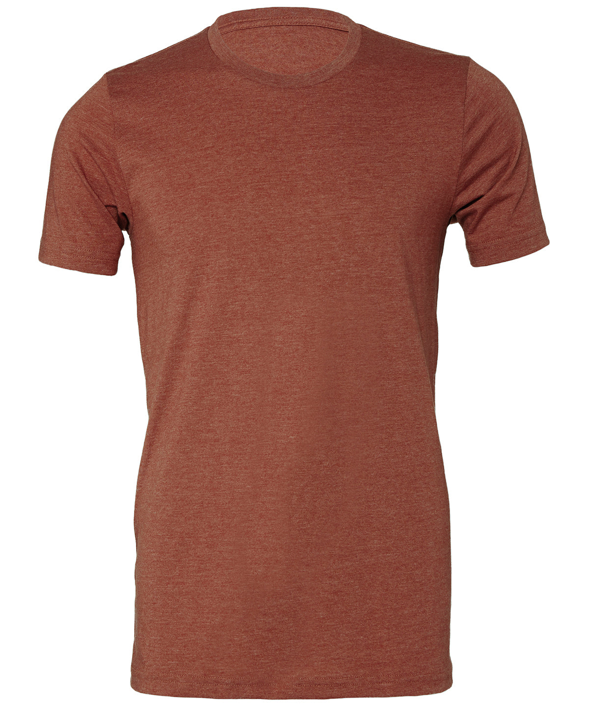 Unisex heather CVC short sleeve t-shirt | heather clay