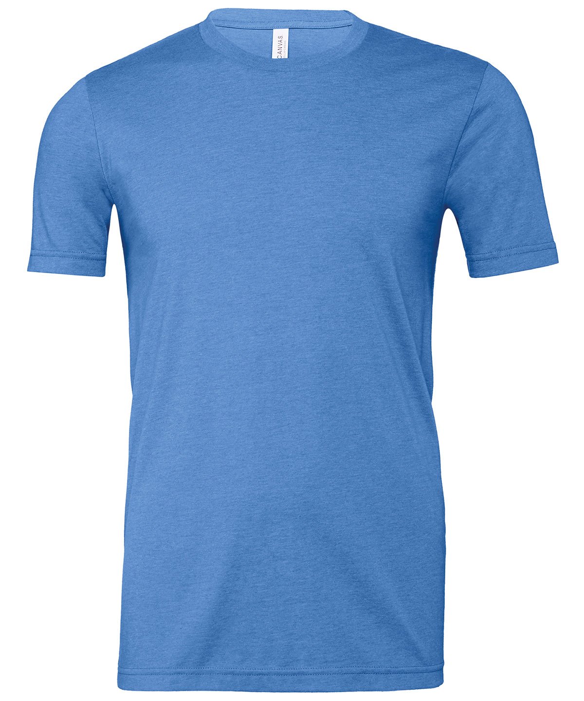 Unisex heather CVC short sleeve t-shirt | heather columbia blue