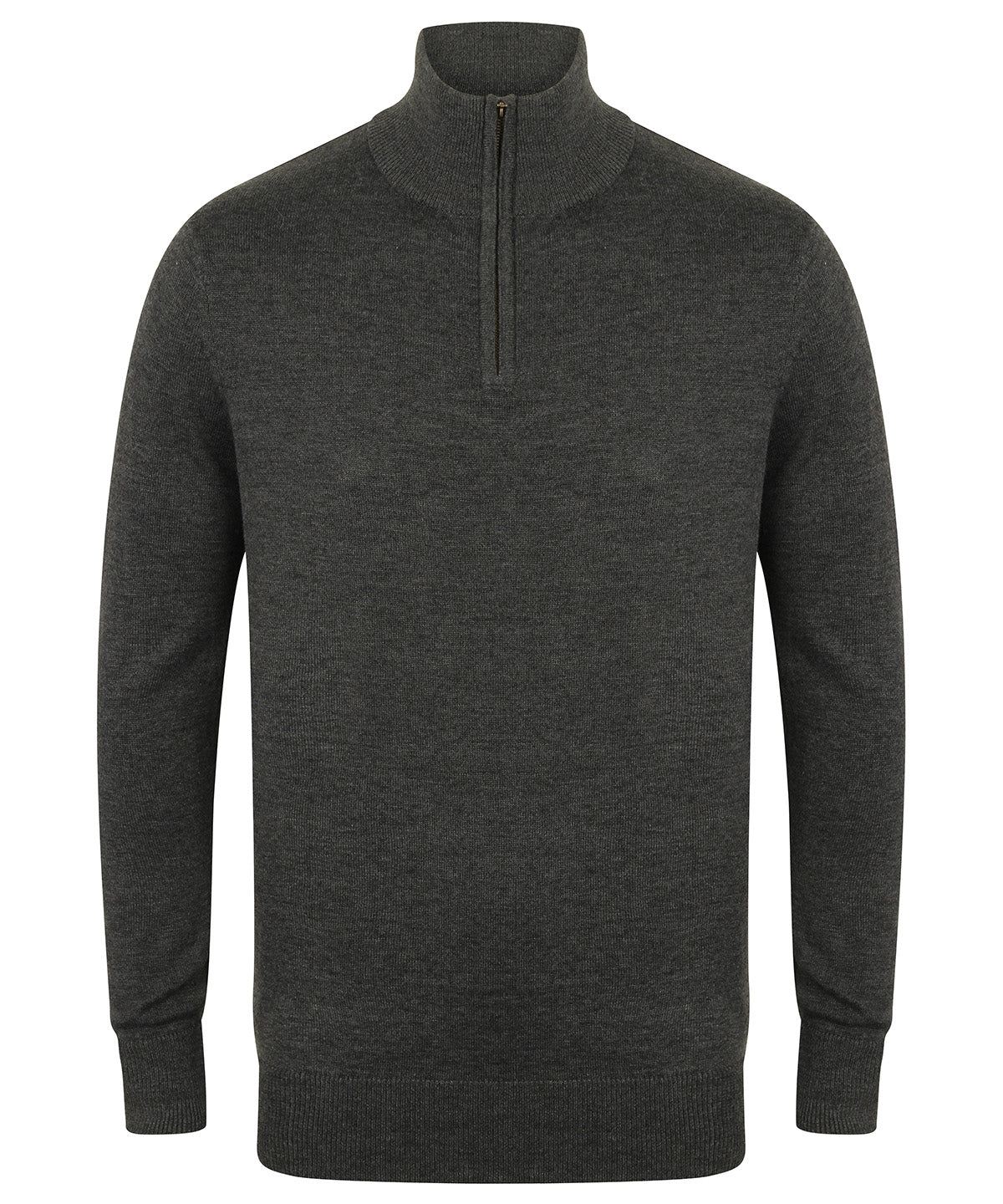 zip jumper | grey marl