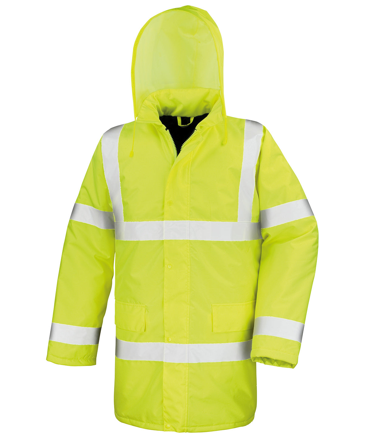 Core safety high-viz coat | hi-viz yellow