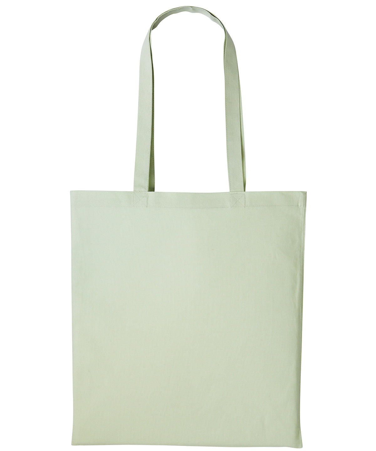 Cotton shopper long handle | pastel mint
