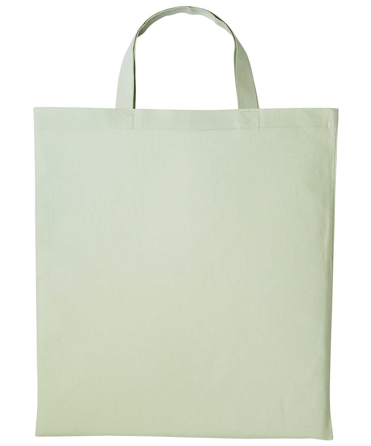 Cotton shopper short handle | pastel mint