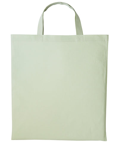 Cotton shopper short handle | pastel mint